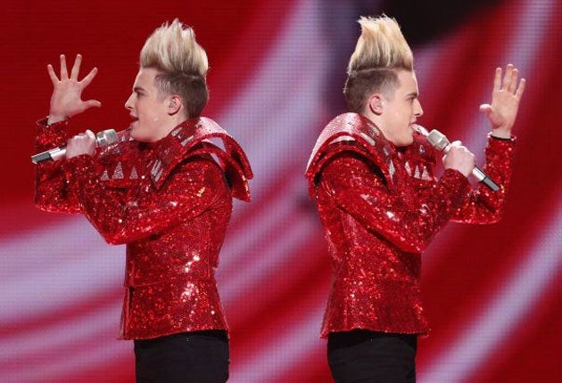 Jedward became known for their visually arresting hairstyles after competing on The X Factor in 2009
