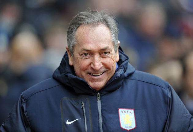 It appears that several players will follow Gérard Houllier (above) out of Aston Villa