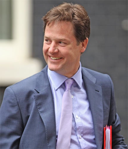 Nick Clegg said he believed the Health and Social Care Bill would need to go back to a committee of MPs