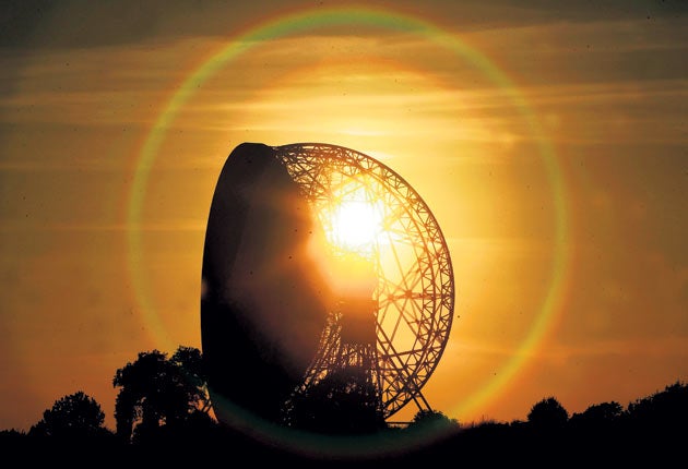 Jodrell Bank Observatory: The giant Lovell Telescope - used for listening to radio signals from space - was completed in 1957