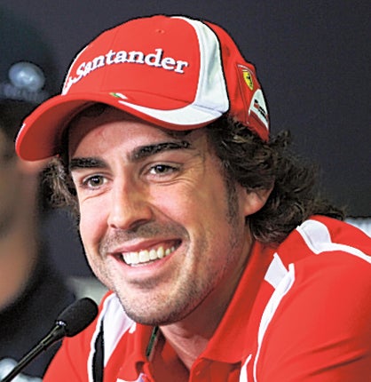Alonso just signed a new deal at Ferrari