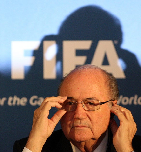Blatter joins the accused