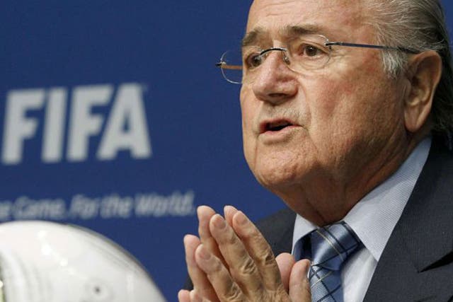 Sepp Blatter is free to stand unopposed in Wednesday's Fifa presidential election