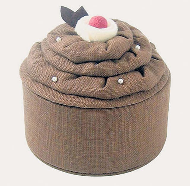 <p>1. Chocolate Cake</p><br/>
Looking for something a little more playful than a run-of-mill jewellery box? This patisserie inspired case is handmade by a mother and daughter team in Kent, and comes in a rough-hewn felt which is perfect for pinning your e