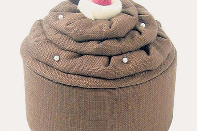 <p>1. Chocolate Cake</p><br/>
Looking for something a little more playful than a run-of-mill jewellery box? This patisserie inspired case is handmade by a mother and daughter team in Kent, and comes in a rough-hewn felt which is perfect for pinning your e