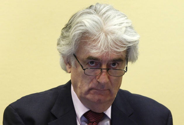 Karadzic was arrested in 2008, 13 years after he was first indicted on charges of masterminding Serb atrocities during Bosnia's 1992-95 war
