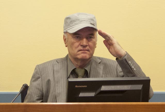 <p>Former Bosnian Serb military chief Ratko Mladic</p>