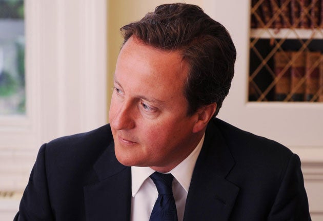 David Cameron will today hold talks on Libya with Nato Secretary General Anders Fogh Rasmussen