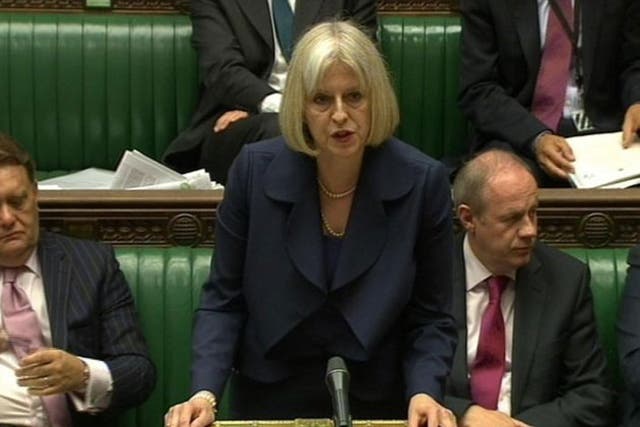 Theresa May said too many of the 6,000 organised crime gangs in the UK were escaping justice