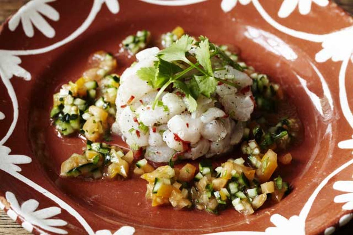 Mackerel ceviche with green tomato and chilli The Independent The