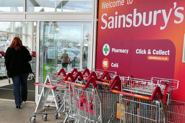 Sainsbury's continued to show its rivals a clean pair of heels today after it reported a 5% rise in half-year profits to £373 million