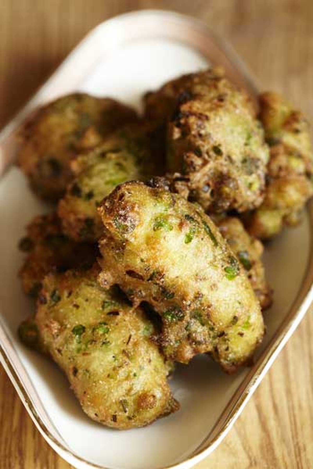 Pea and leek fritters | The Independent | The Independent