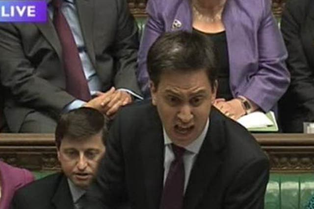 PMQs: The Labour leader in louder days