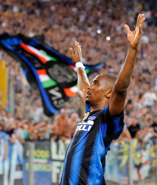 Eto'o has been strongly linked with a move away from Inter this summer