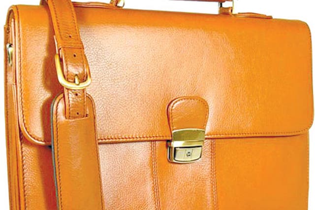 (1). Visconti Tuscan Brown<br/>
This brown leather briefcase, which has four zip compartments and a detachable strap, proves you don't need to spend a fortune to get a good-looking, high-quality briefcase.<br/>
£105, amazon.co.uk