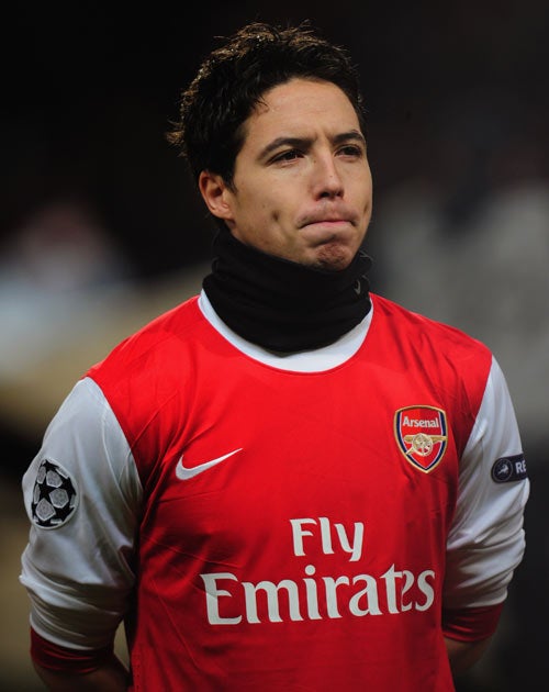 Nasri has been linked with Manchester United and Manchester City