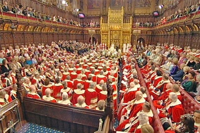 The Bill for reform of the upper house had suggested slashing the number of peers from nearly 800 to 300