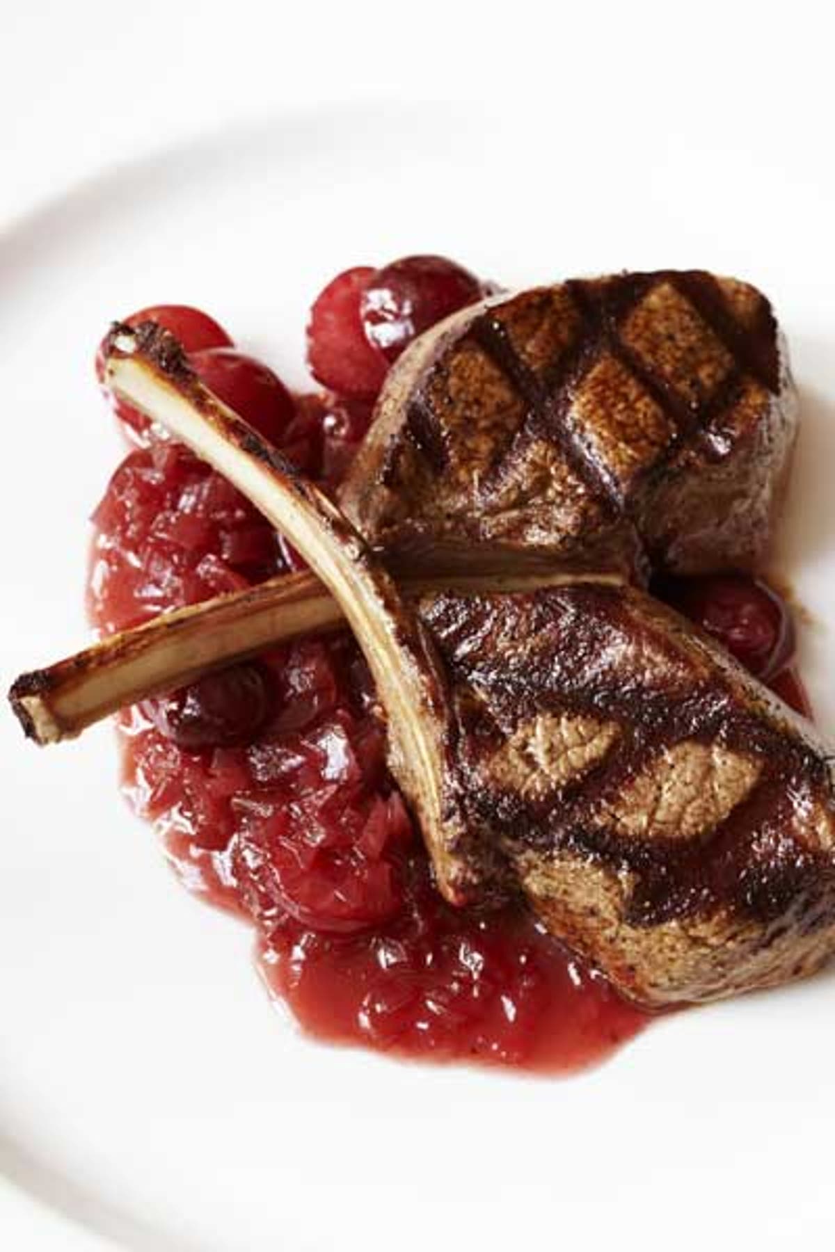 Venison cutlets with sweet and sour cherries The Independent The