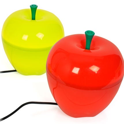 {1} HAPPLE<br/>
Get your children reading that untouched Roald Dahl or Enid Blyton book with the funky Happle light. Choose between bright red or green.<br/>
£27.99, lazyboneuk.com