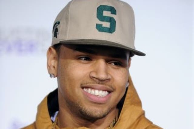 Singer Chris Brown