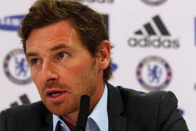 Villas-Boas pictured during his first press conference
