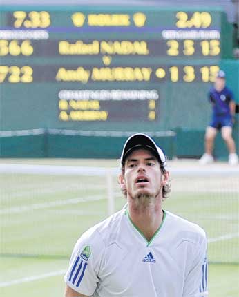 Murray has reached three Grand Slam finals but has failed to win any of them