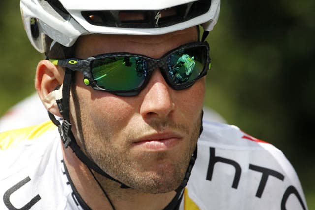 The temperature got the better of Cavendish during the fourth stage of the Tour of Spain
