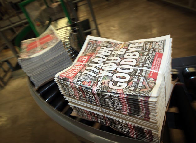 The News of the World printed its last edition on 10 July 2011
