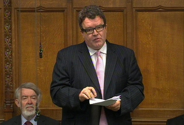 Tom Watson raised the allegations at Prime Minister’s Questions