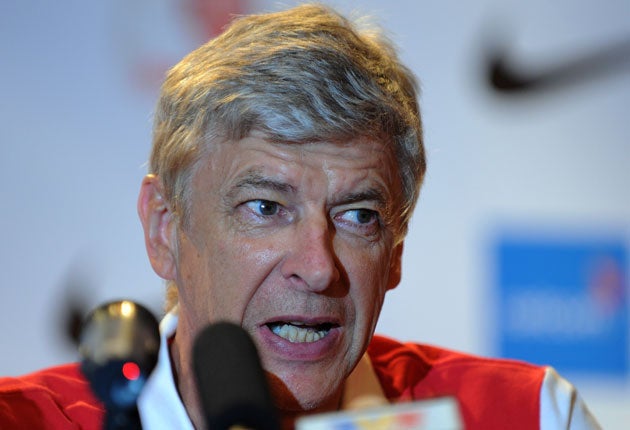 Wenger was angered by Xavi's original comments