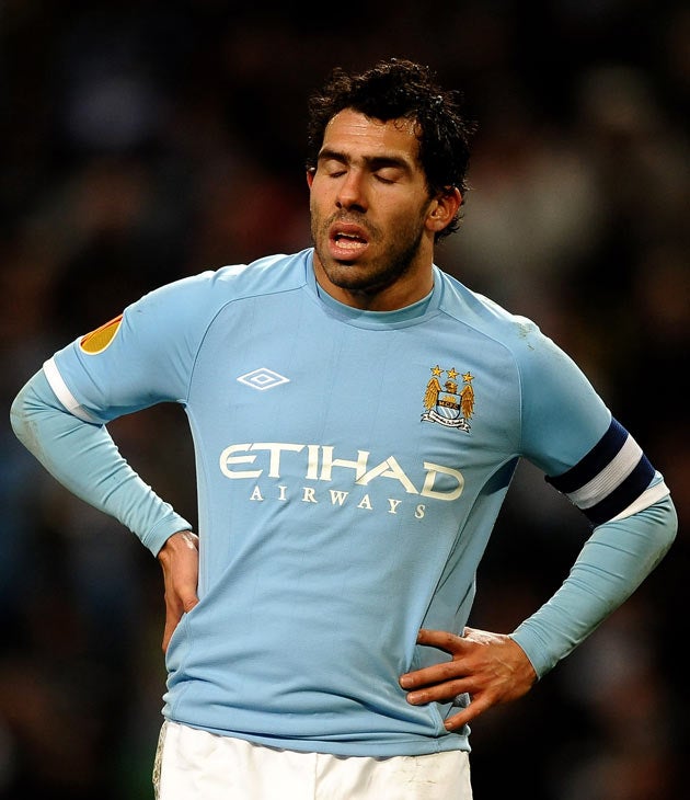 Tevez is expected to join Corinthians for £40m today with Manchester City considering Aguero as a replacement