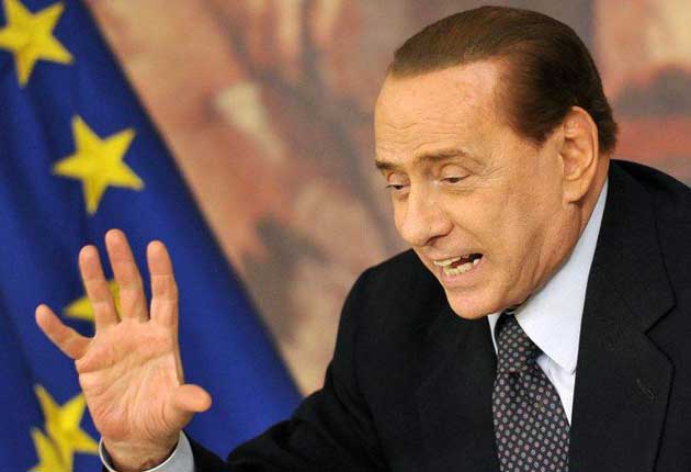 Silvio Berlusconi's office insisted that the government was working on growth measures and had pledged to balance the budget by 2013