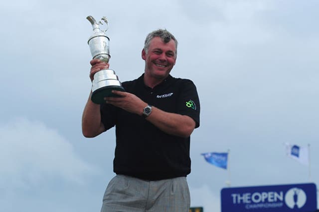 Clarke won the Open earlier this month