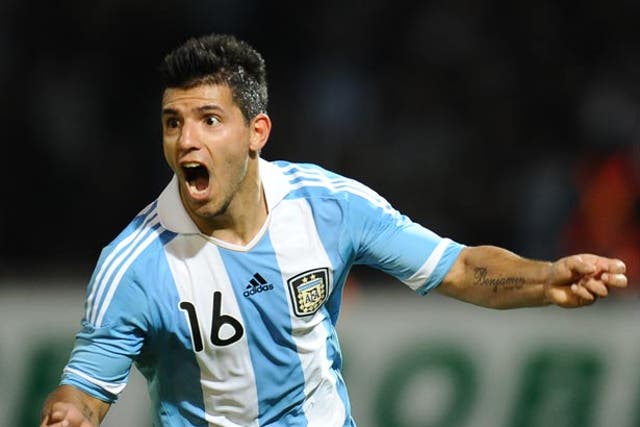 Aguero is expected to fly straight to Manchester from Argentina