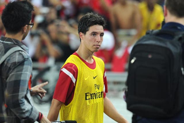 Nasri is expected to follow Fabregas out of the Emirates