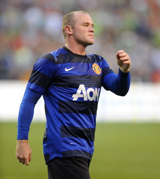 Rooney is currently preparing for the new season with Manchester United