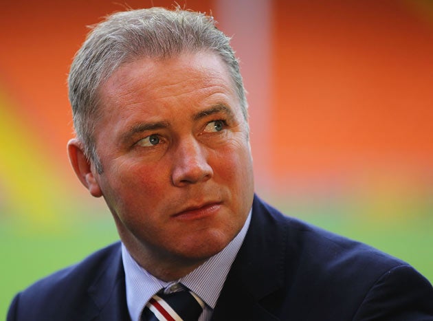 McCoist's Rangers side lost 3-2 to Falkirk in the League Cup