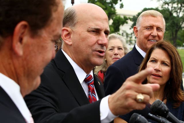 Congressman Louie Gohmert, R-Texas, has tested positive for Covid-19. (Photo courtesy Getty Images)