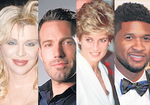 Celebrity fans of the treatment: Courtney Love, Ben Affleck, Princess Diana and Usher