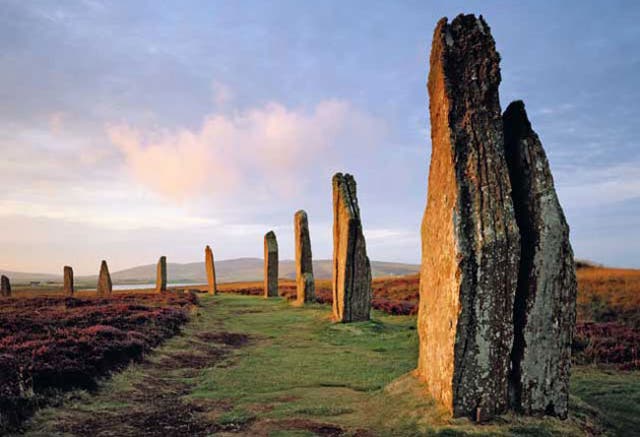 Rock out: The Ring of Brodgar, on Mainland Orkney, is thought to be a lunar observatory dating back to 1500BC