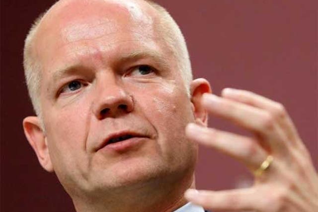 William Hague today welcomed more EU sanctions against Syria