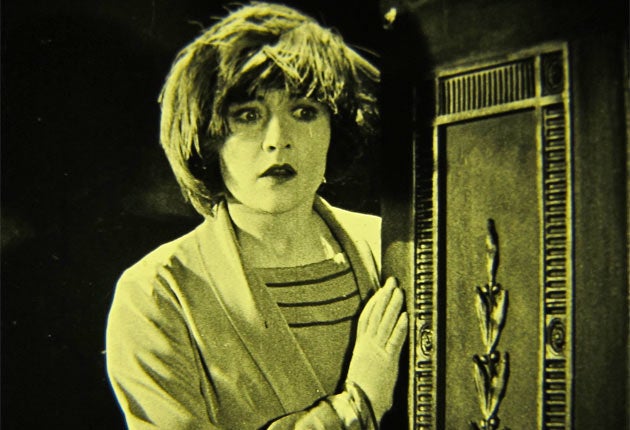 Hitchcock worked on the film starring Betty Compson, above, in London in 1926