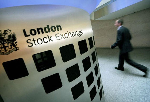 The FTSE 100 Index in London plunged more than 3% today