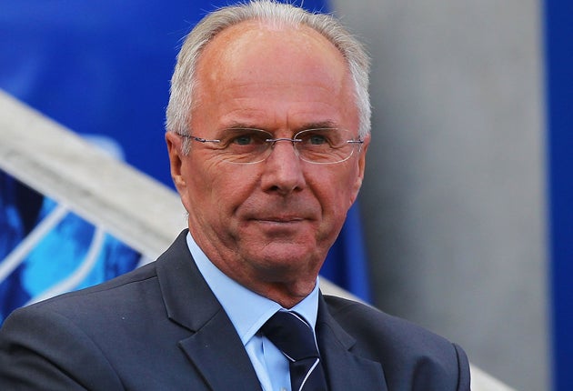Sven-Goran Ericksson at the pre-season friendly between Leicester City and Real Madrid on 30 July