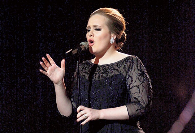 Girls on top: Adele has achieved success on both sides of the Atlantic