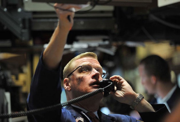 Battered stock markets were hit by more losses today