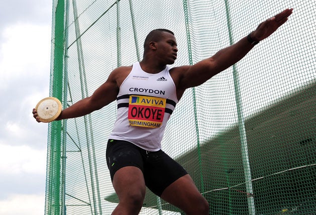 Lawrence Okoye needs to raise his game to claim a place in the
British team