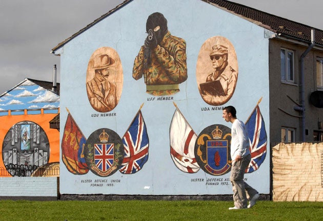 Murals on the Lower Shankill Estate