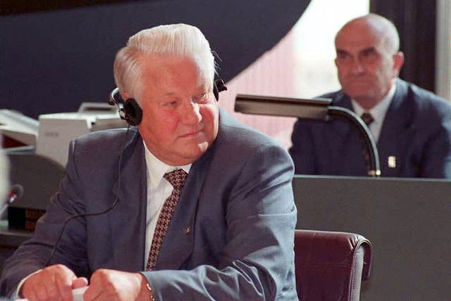 Thin-skinned: Boris Yeltsin was hurt when compared to a hippo