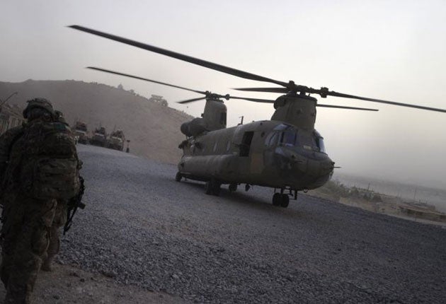 Chinook helicopter in Afghanistan: 38 people were killed in yesterday's crash in Wardak